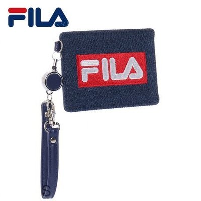 大賀屋 日貨 FILA 通行證 伸縮 卡夾 卡套 票卡套 證件套 悠遊卡套 票卡 證件夾 正版 J00018118