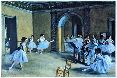 【Visconti】明信片-Degas:Le foyer de la danse竇加:舞蹈練習(法國進口)