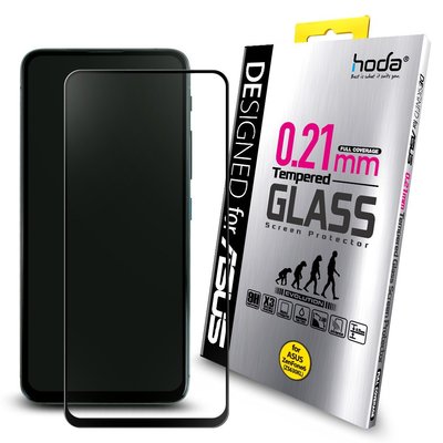 【免運費】 hoda【ZenFone 6 ZS630KL】2.5D隱形進化版邊緣強化滿版9H鋼化玻璃保護貼 0.21mm