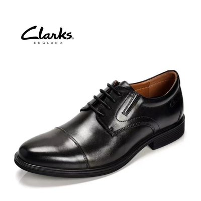 ❤小鹿臻選❤Clarks正品Clarks男鞋經典英倫風皮鞋軟底舒適商務正裝皮鞋男士高端系帶