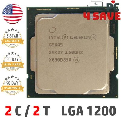 售 Intel(十代) CELERON G5905 1200 套件組 @G5905 + 技嘉主機板@ 保內良品