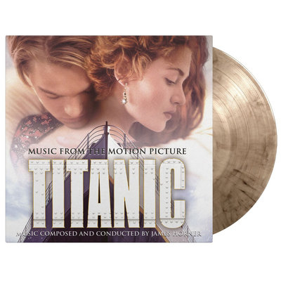 電影原聲帶 / 詹姆斯‧霍納 Titanic鐵達尼號 25周年紀念 2LP煙燻膠唱片彩膠唱片(全球限量7500張)