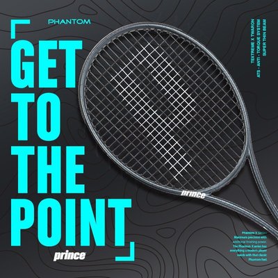 下殺-網球拍Prince王子網球拍Phantom系列全碳素減震初學專業訓練比賽學生拍