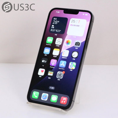 【US3C-高雄店】【一元起標】公司貨 Apple iPhone 13 Pro Max 256G 石墨色 6.7吋 A15仿生晶片 臉部辨識