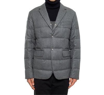 [全新真品代購] MONCLER 灰色 西裝 羽絨外套 / 夾克
