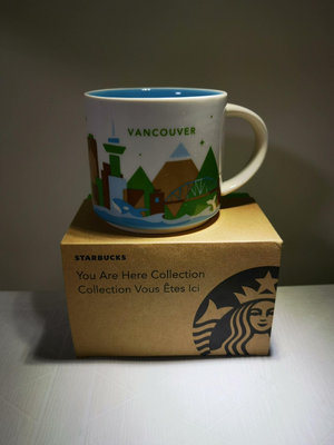 加拿大 星巴克 yah 溫哥華 城市杯 馬克杯 咖啡杯