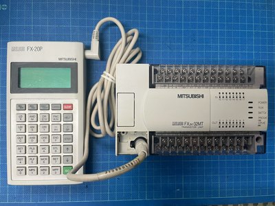 三菱電機 Mitsubishi FX2N-32MT PLC 可程式控制器&amp; FX-20P 書寫器