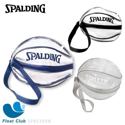 SPALDING 斯伯丁 袋類系列 單顆裝籃球瓢蟲袋 球袋 深藍／銀／黑 SPB5309N 原價250元
