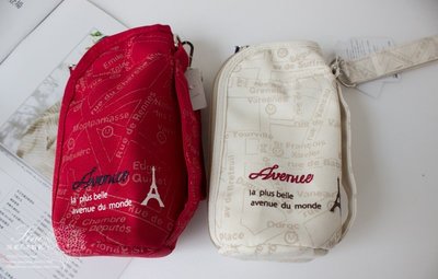 【36號日本雜貨直營】日本帶回 法式巴黎鐵塔街景圖寶特瓶水壺袋