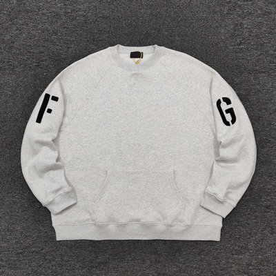 潮品#FOG Fear of God 7th collection FG flock logo hoodie 長袖衛衣