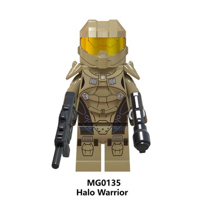 【積木班長】MG0135 HALO 菁英戰士 棕 最後一戰 電玩 槍戰 軍事 人偶 袋裝/相容 樂高 LEGO 積木