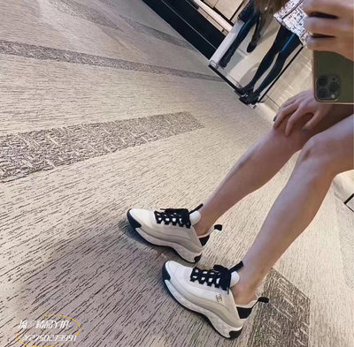 正品全新CHANEL 運動鞋 22B Suede Trainer G39070 香奈兒 小白鞋 休閒鞋