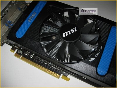 JULE 3C會社-微星MSI N650-1GD5/OC GTX650/DDR5/1GB/超頻版/全固態/保內 顯示卡