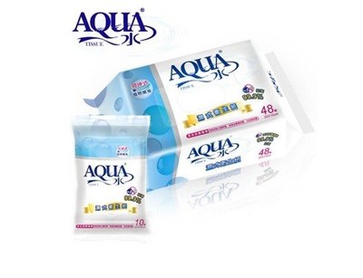 家庭 AQUA水 濕式衛生紙(48抽)箱購 002