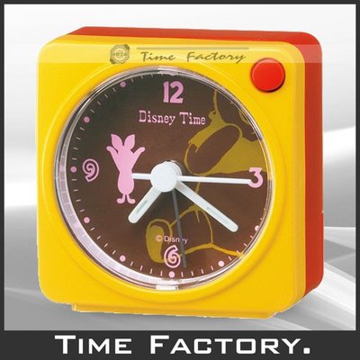 【時間工廠】全新 Disney x Seiko 迪士尼x精工 聯名小鬧鐘 LED/貪睡/滑動針 小熊維尼 FD471Y