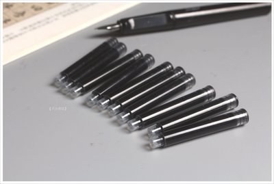 【禾洛書屋】鋼筆卡式墨水管10入〈黑色〉(德國LAMY/英雄359適用)墨囊/鋼筆筆芯/鋼筆墨水