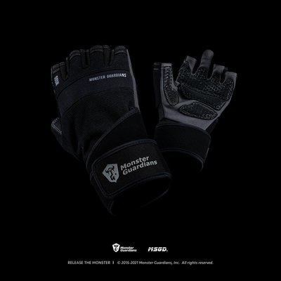 Monster Guardians Lab 男子高強度支撐防滑護腕綜合訓練手套~熱銷優惠