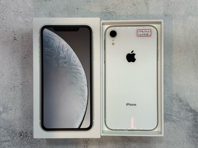 🌚 二手機 iPhone XR 64G 白色 台灣公司貨 85%