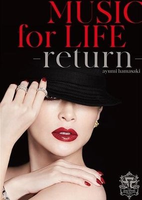 濱崎步 MUSIC for LIFE -return- 初回生產限定台壓版BD 正版全新110/10/1發行