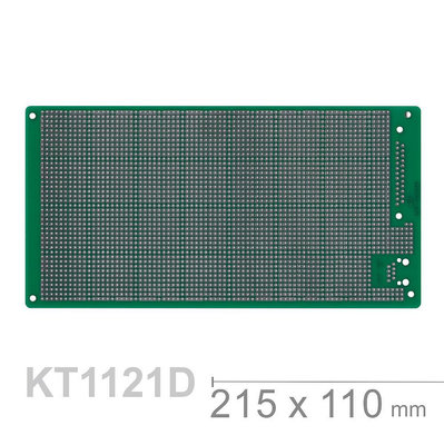 『聯騰．堃喬』KT-1121D 215 x 110 mm 雙面 73 x 40 孔 FRP  PCB板 萬用電路板