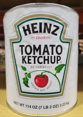 【小如的店】COSTCO好市多代購~HEINZ 亨氏 番茄醬/蕃茄醬(每罐3.23kg)鐵罐裝 51290