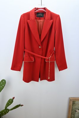 【 亞系列 Larv'va 秋冬  】wv21106 💫  紅色西裝外套