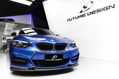 【政銓企業有限公司】BMW 2系列 F22 MTECH 專用 3D 式樣 高品質 卡夢 前下巴 M235 M240現貨