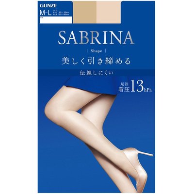 《艾現貨》GUNZE 郡是SABRINA 日本製 加壓緊實顯瘦防勾破褲襪 絲襪