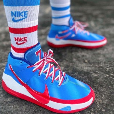 Nike KD13 EP "Tie-dye" 藍紅紮染 籃網復古 籃球鞋 慢跑鞋DC0007-400