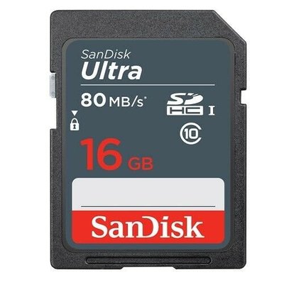 SanDisk 16G SD SDHC Class10 ULTRA 相機 記憶卡 16GB 大卡 80MB/s
