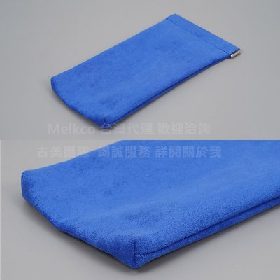GMO 現貨 2免運 Xiaomi小米紅米Note 10 Pro彈片開口雙層絨布袋手機袋保護袋絨布套 手機套保護套 藍色