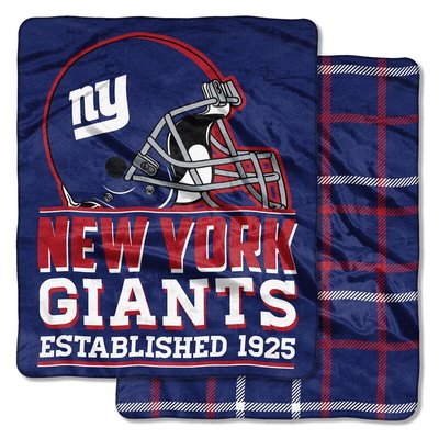 [特價]美式足球雙面毛毯 NFL紐約巨人New York Giants Double-Sided空調毯午睡毯交換生日禮品