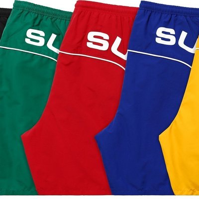 現貨熱銷-Supreme 18SS Arc Water Shorts 衝浪海灘褲休閒短褲| Yahoo