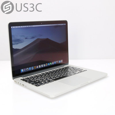 【US3C-桃園春日店】【一元起標】2014年中 公司貨 Apple MacBook Pro Retina 13吋 i5 2.6G 8G 256G 銀 二手筆電