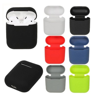 【】AirPods矽膠保護套 耳機保護套 矽膠套 防滑套 蘋果手機周邊-極巧