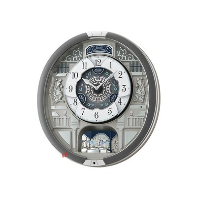 豐天時計【SEIKO】日本 精工 SEIKO 水晶旋轉擺飾小天使音樂報時 時鐘 掛鐘 QXM366S QXM366