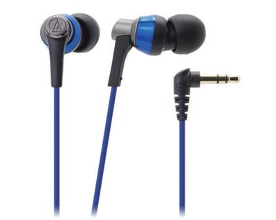 我愛買#日本鐵三角ATH-CKR3入耳式耳機(藍色)耳塞式耳機原廠Audio-Technica耳機手機耳道式耳機電腦耳機