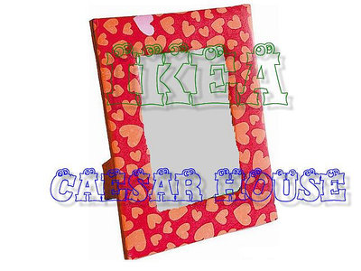 ╭☆卡森小舖☆╮【IKEA】精品ARKOSUND 紅色愛心4*6相框/畫框 復古風~絕版限量