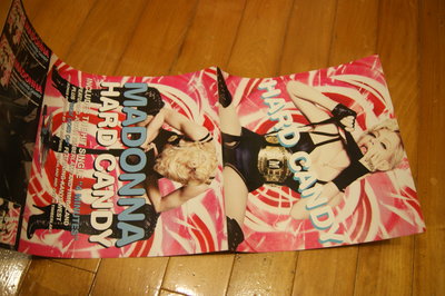 MADONNA 瑪丹娜 hard candy=專輯宣傳海報 國外官方宣傳海報