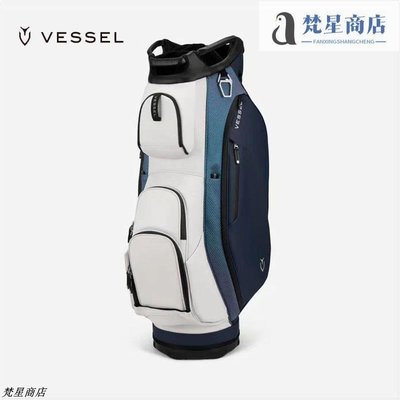 【熱賣精選】VESSEL高爾夫球包超纖防水球車專用袋獨立推桿孔golfbag男士袋9寸