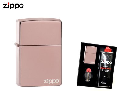 【寧寧精品】Zippo 台中30年專賣店 防風打火機終身保固 新款玫瑰金色紀念款*下標送原廠精美禮盒組 4484-1