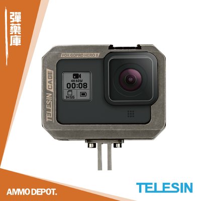 【AMMO DEPOT.】 TELESIN GoPro Hero8 鋁合金外框 裸框 #GP-FMS-802