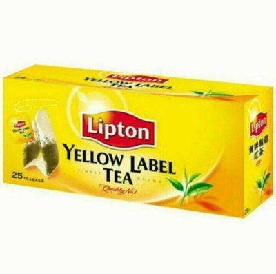 印尼 Lipton 立頓 黃牌紅茶包/1盒/25包
