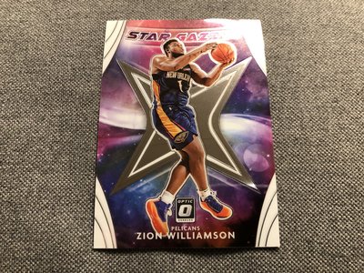Zion Williamson 超帥 STAR GAZING 鵜鶘 2020-21 donruss optic NBA
