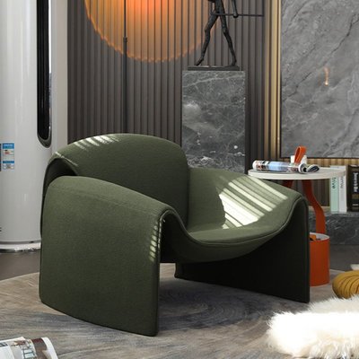 意式代極簡螃蟹單人沙發設計師創意客廳臥室陽臺懶人休閑椅