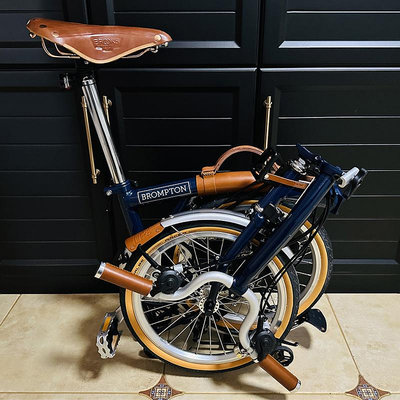 自行車配件扶搖適用brompton小布折疊自行車配件牛皮提車帶提手提把裝飾單車