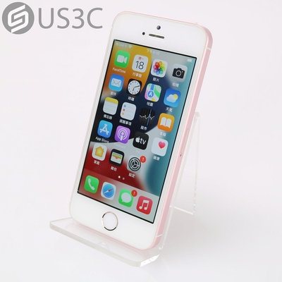【US3C-桃園春日店】【一元起標】公司貨 蘋果 Apple iPhone SE 1 16G 粉 4吋 4G LTE 指紋辨識 支援4K UHD錄影 二手手機