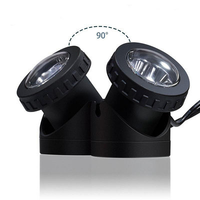 太陽能燈6LED水底單頭 雙頭投射燈低壓 景觀燈節能魚缸燈廠家直售