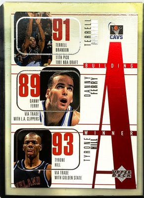 NBA老卡 96 upper deck team card #140(Cavs)