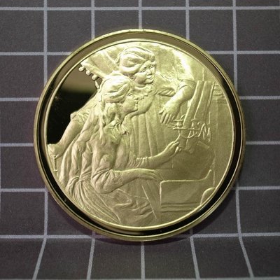法國精鑄鍍金版藝術畫系列（三）紀念章 獎章